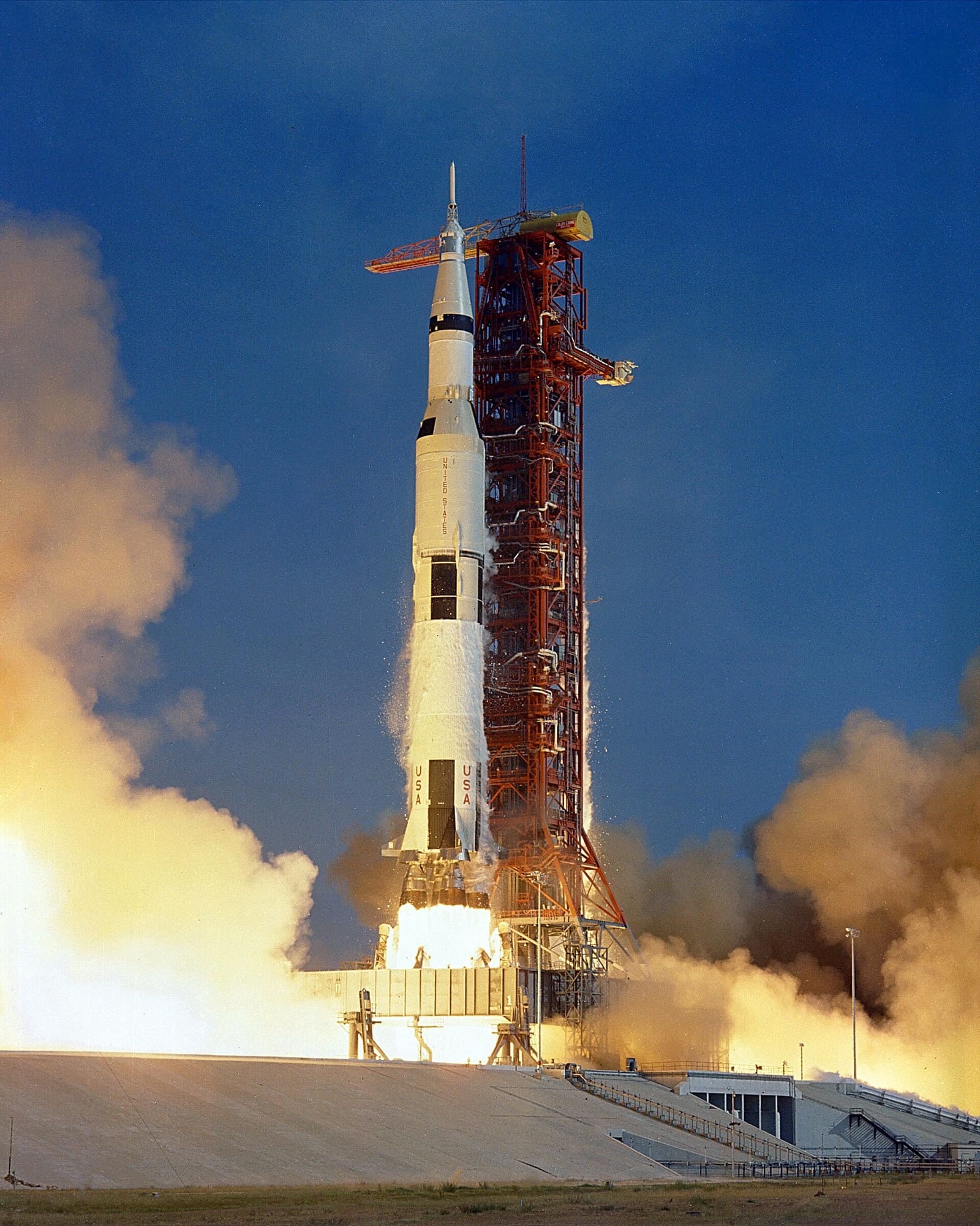 Apollo 11 launch, July 16, 1969.